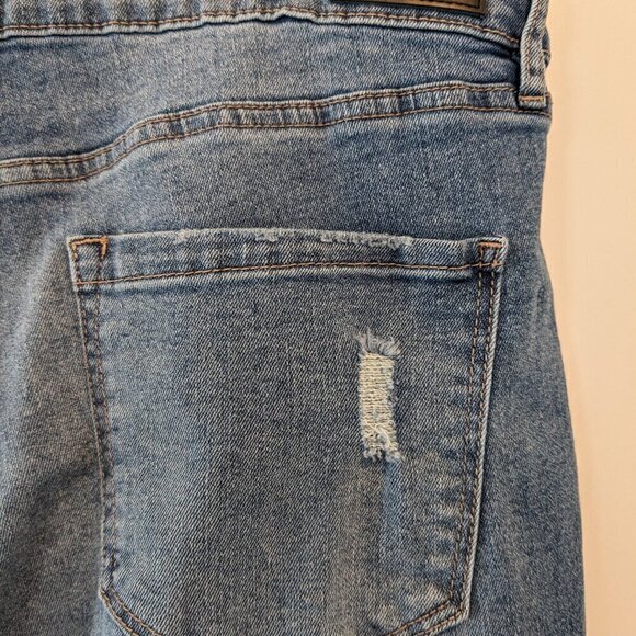 Nicole Miller Jeans Women's 16 New York Soho High-Rise Ankle Slim Distressed - Picture 12 of 16